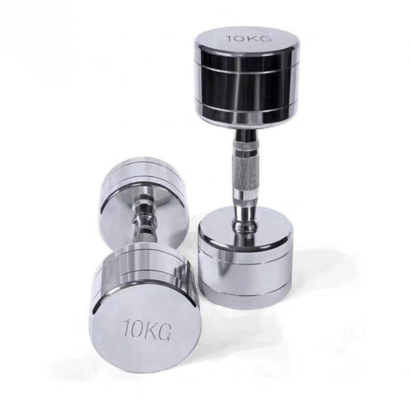 Pure Steel Electroplated Dumbbell – Home Gym Fitness Equipment