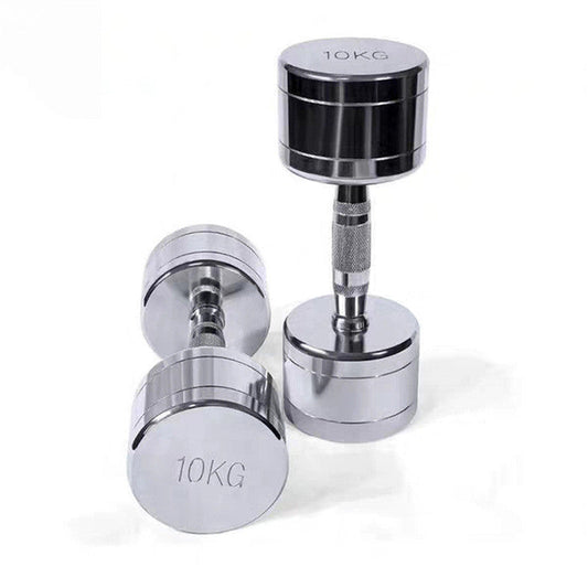 Pure Steel Electroplated Dumbbell – Home Gym Fitness Equipment