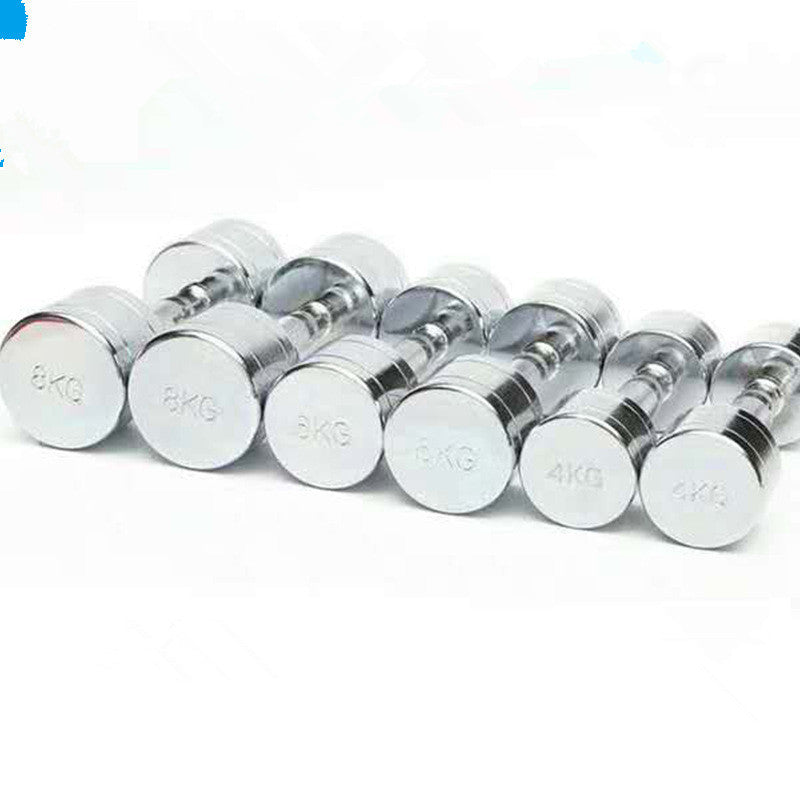 Pure Steel Electroplated Dumbbell – Home Gym Fitness Equipment