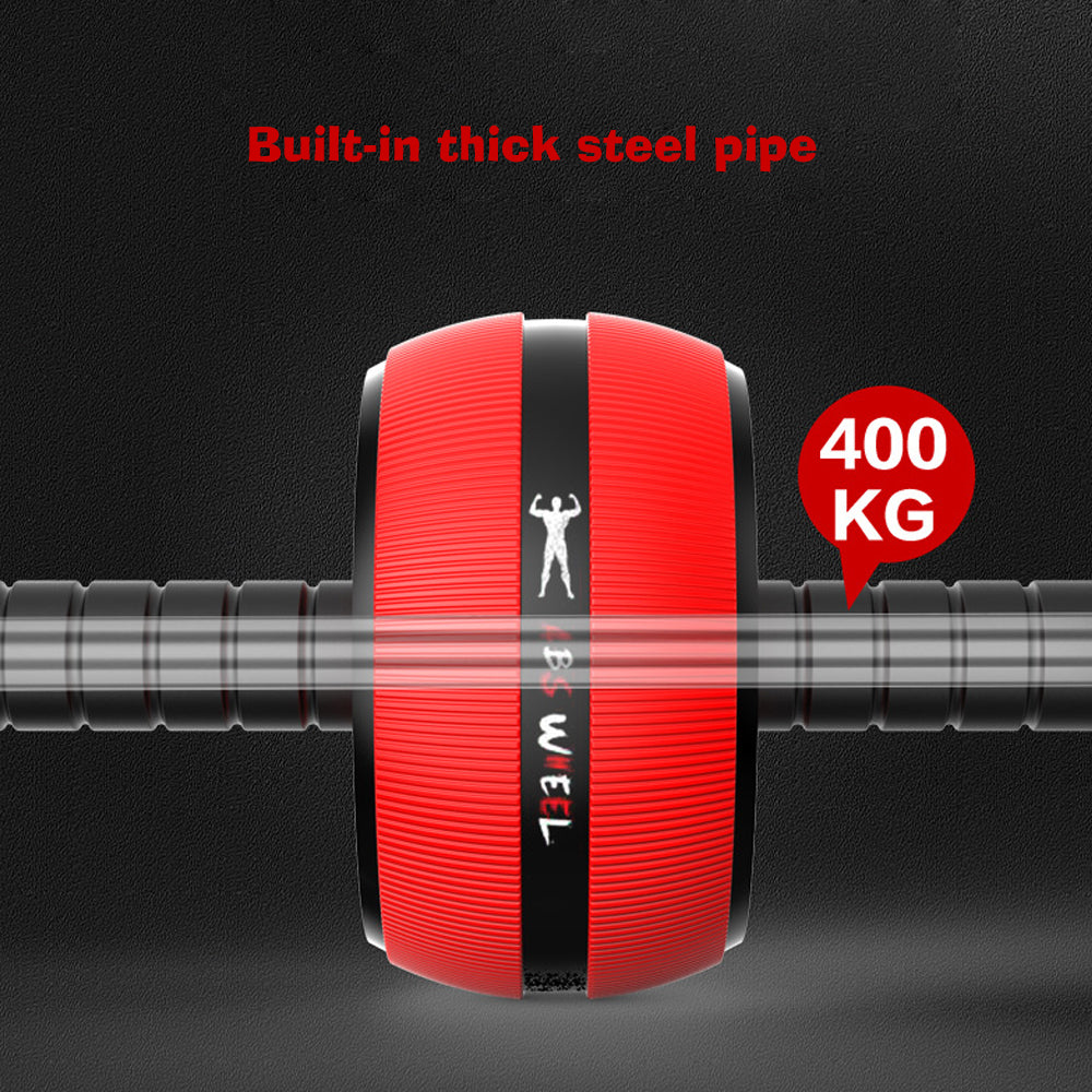 Silent TPR Ab Roller – Core & Belly Workout Trainer for Home Gym