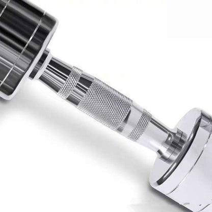 Pure Steel Electroplated Dumbbell – Home Gym Fitness Equipment