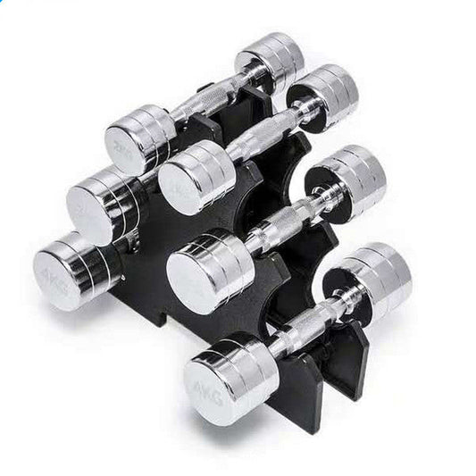 Pure Steel Electroplated Dumbbell – Home Gym Fitness Equipment