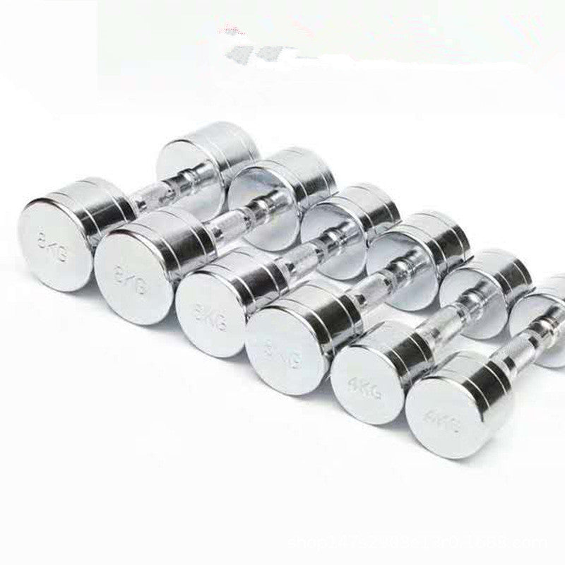 Pure Steel Electroplated Dumbbell – Home Gym Fitness Equipment