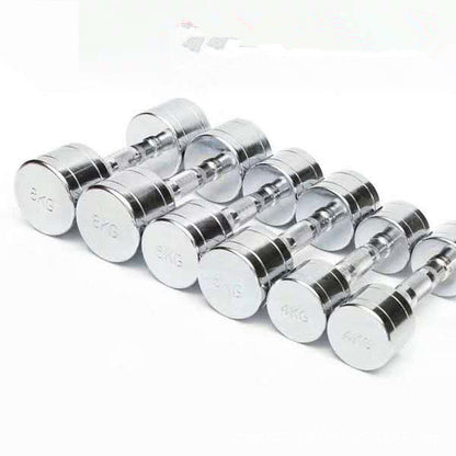 Pure Steel Electroplated Dumbbell – Home Gym Fitness Equipment