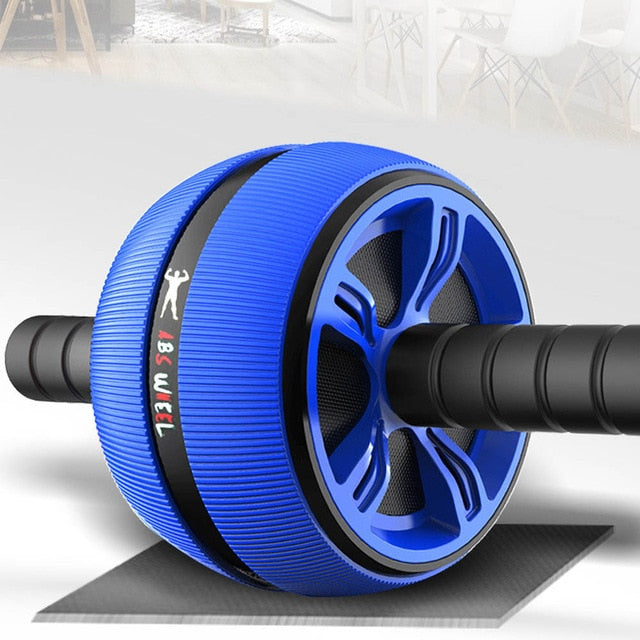 Silent TPR Ab Roller – Core & Belly Workout Trainer for Home Gym