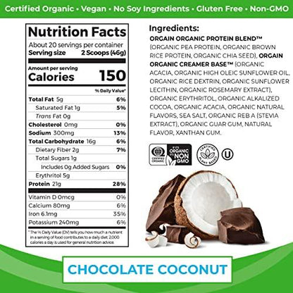Organic Vegan Protein Powder – Plant-Based Muscle & Recovery Formula