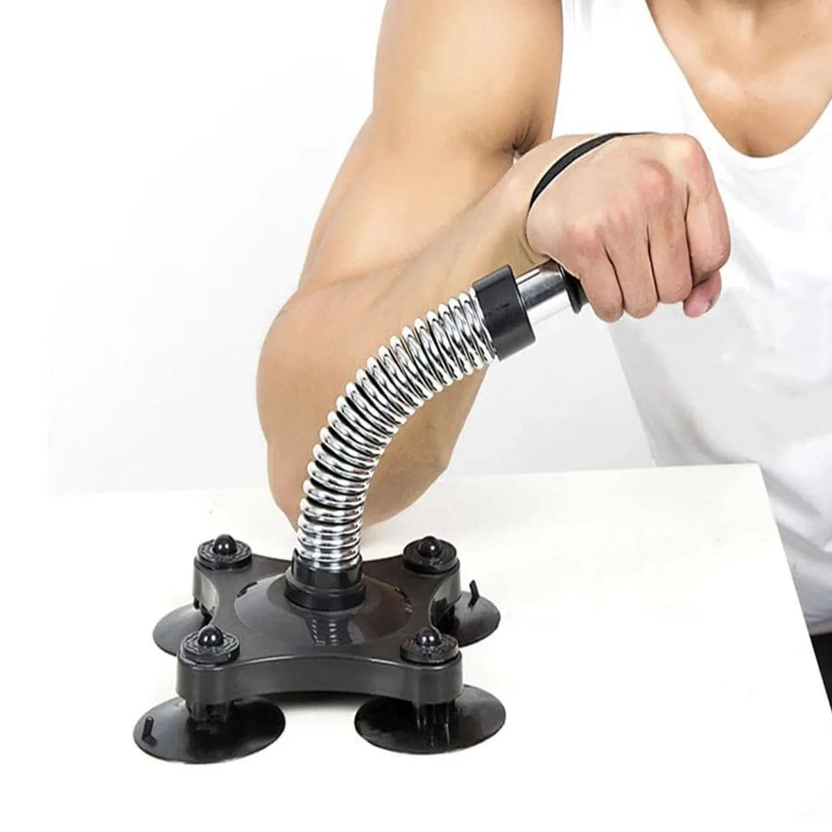 Portable Arm Wrestling Hand Grip Exerciser – Wrist & Forearm Strength Trainer