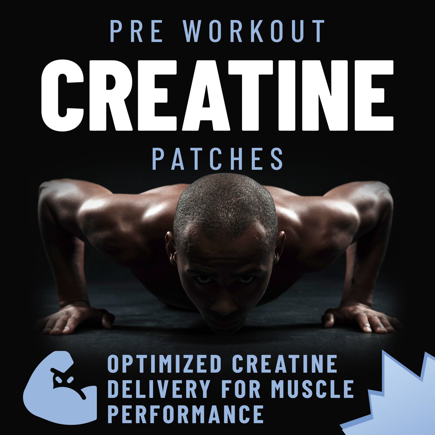 Creatine Pre-Workout Patches – Monohydrate & Pyruvate (36 Patches)**