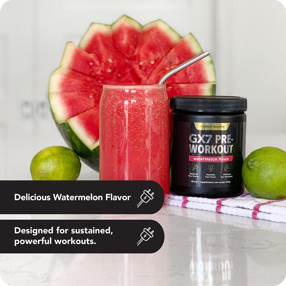 GX7 Pre-Workout Watermelon – Energy & Performance Boost Formula