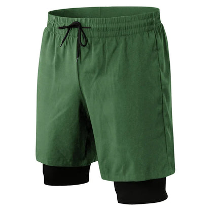 4 Way Stretch Black Sportswear Men's Shorts Activewear With Pocket