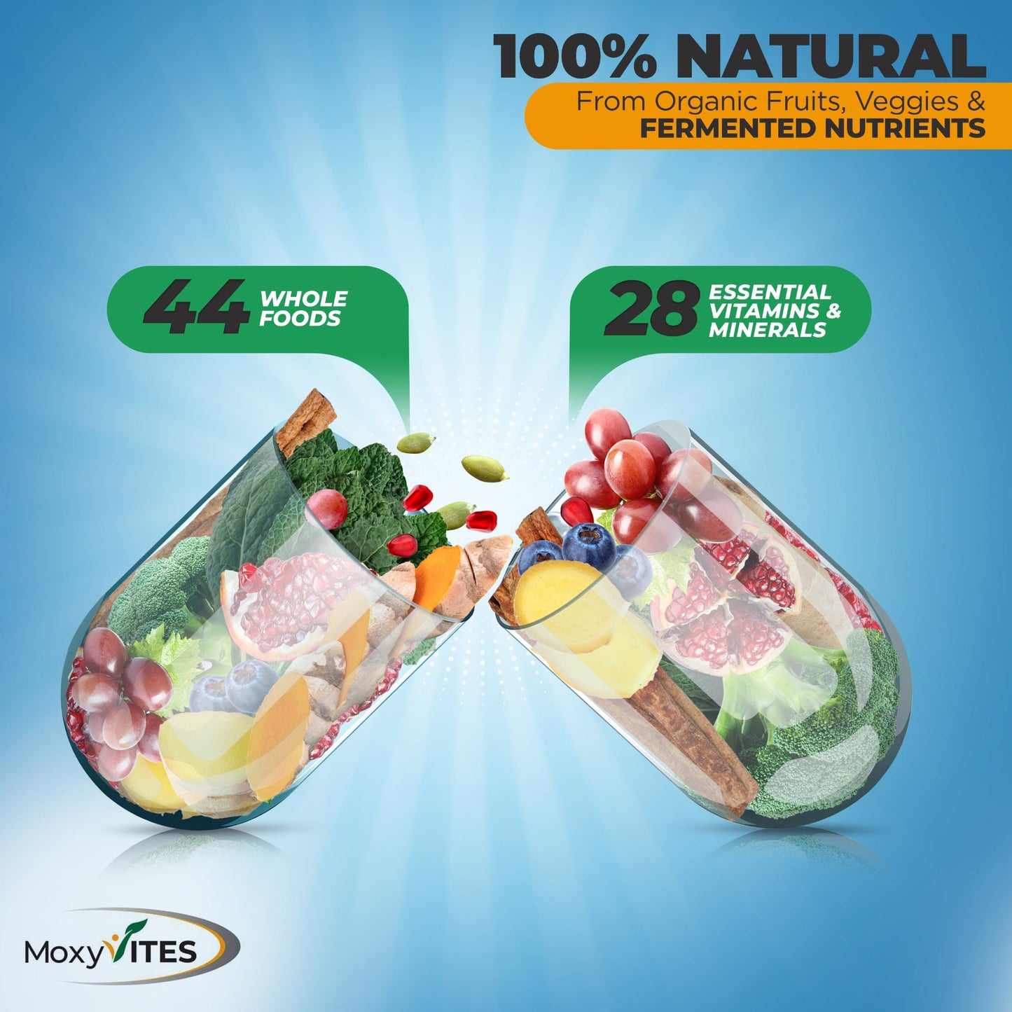 Methylated Multivitamin for Men with 44 Whole Foods
