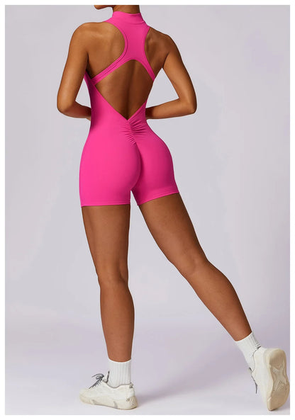 Women Jumpsuit Sleeveless Slim Activewear