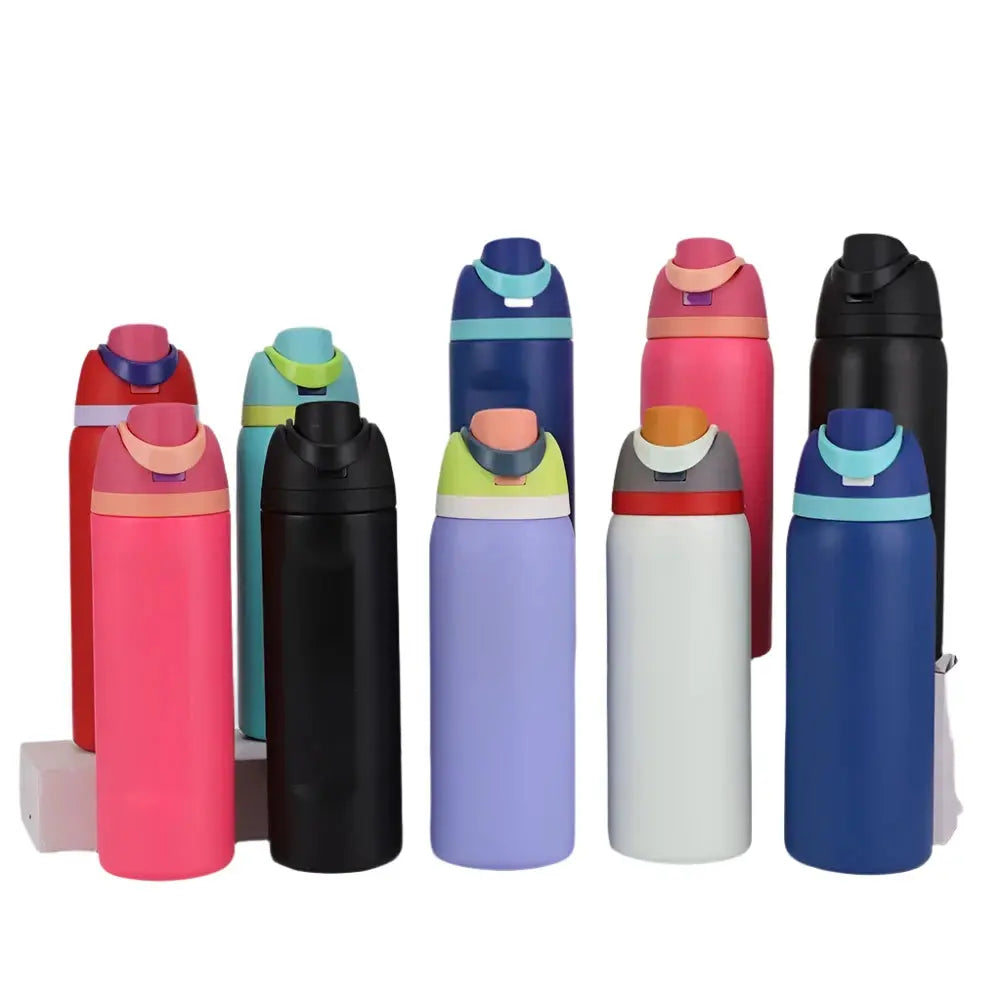 24/32oz Double-Walled Stainless Steel Water Bottle