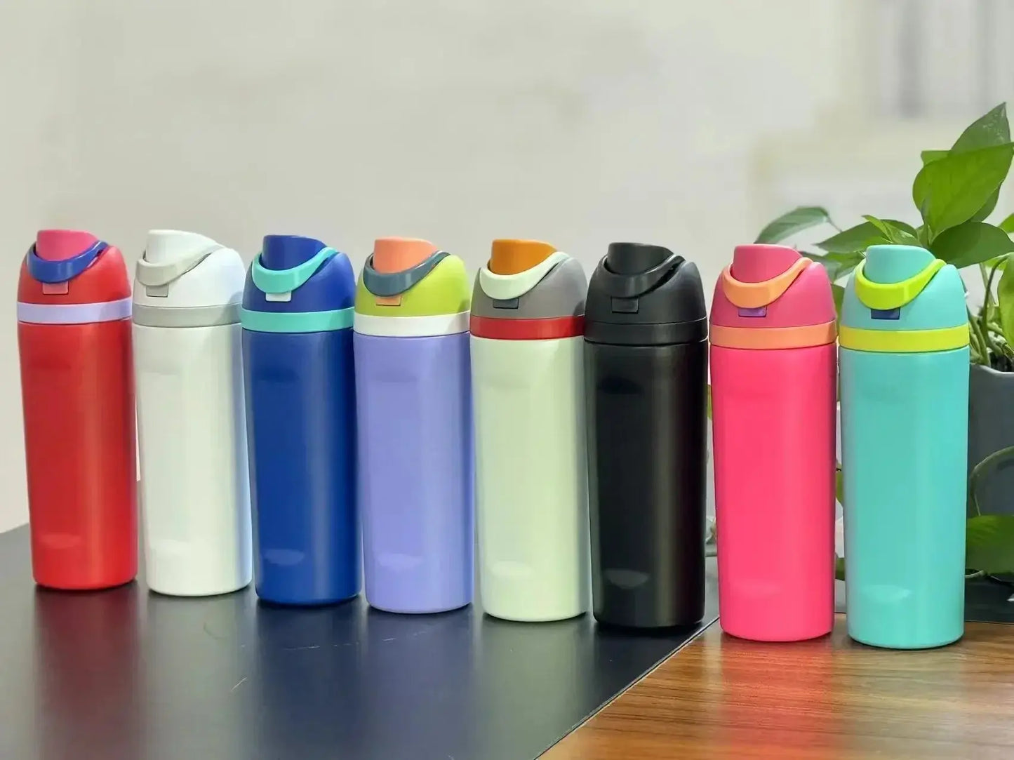 24/32oz Double-Walled Stainless Steel Water Bottle