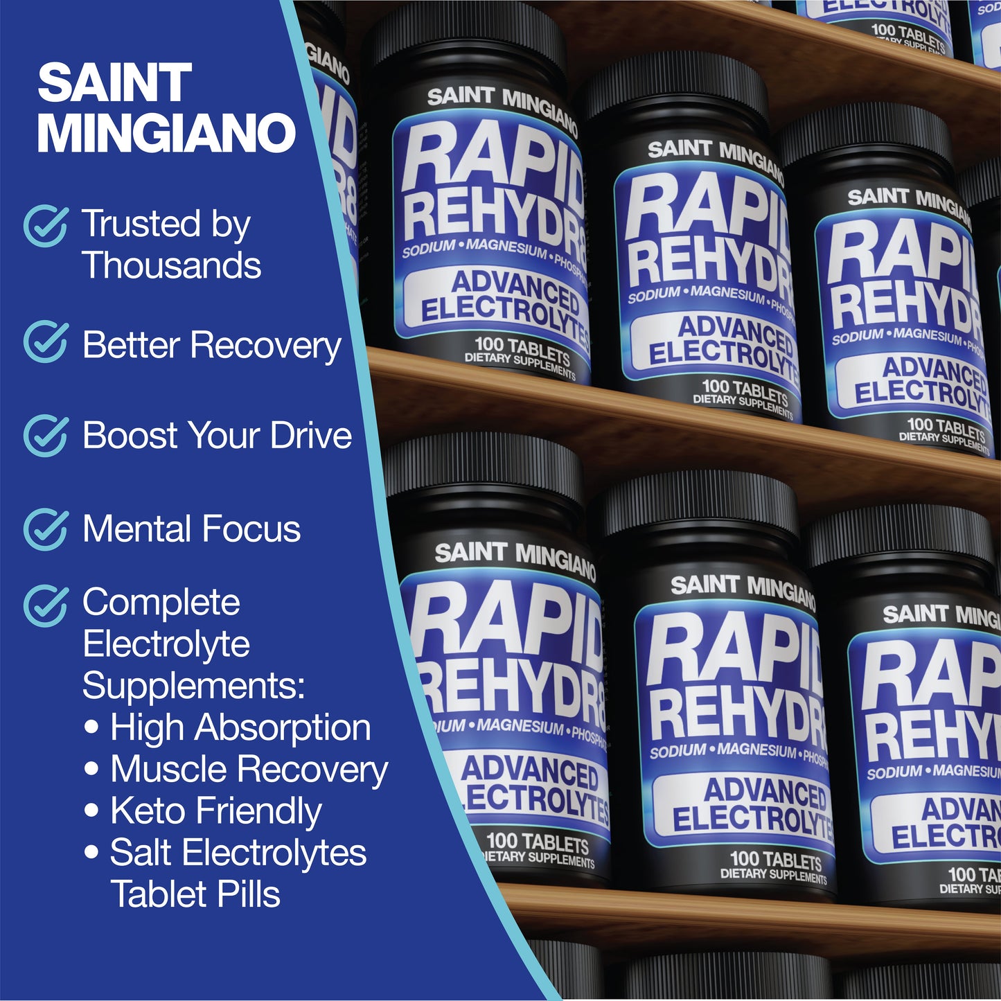 Rapid Rehydr8 Electrolyte Capsules – Hydration, Cramp & Recovery Support (100ct)